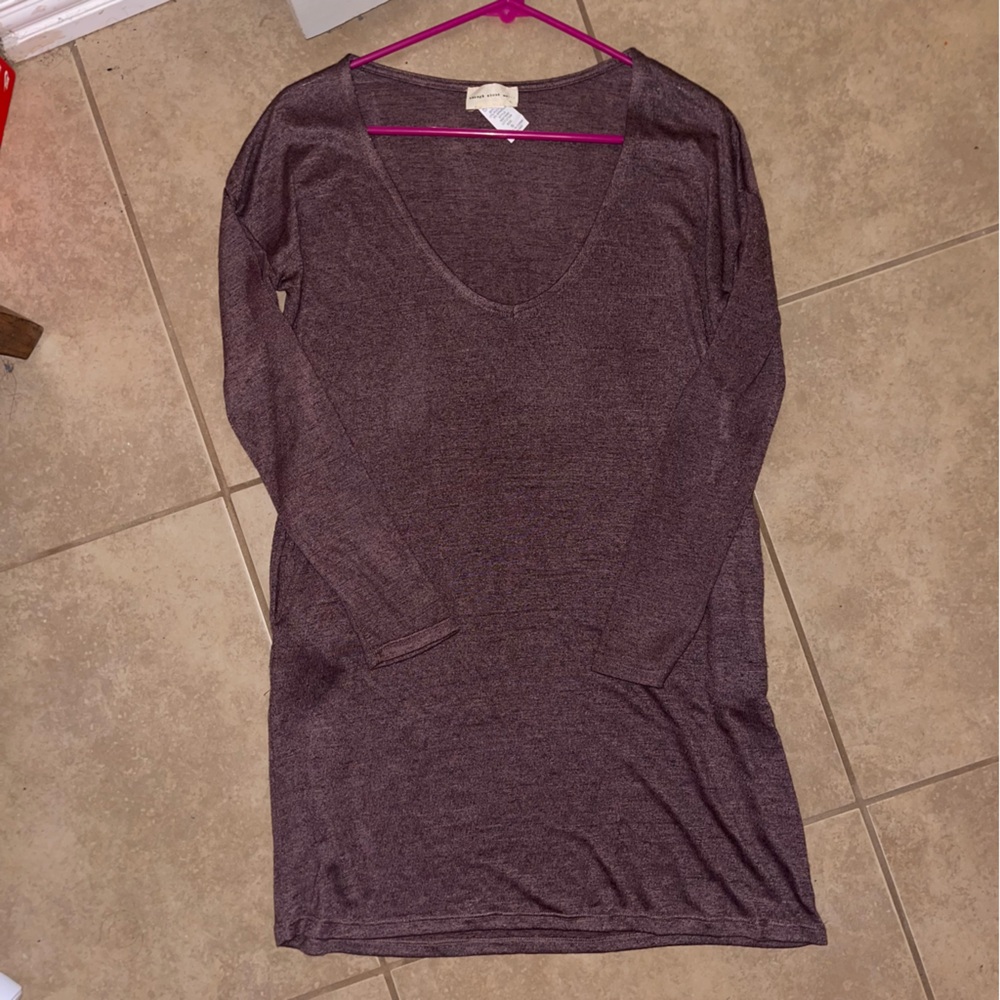 Enough about me… Scoop Neck Long Sleeve Dress